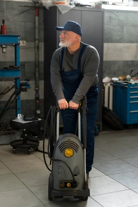máquina de lavar piso