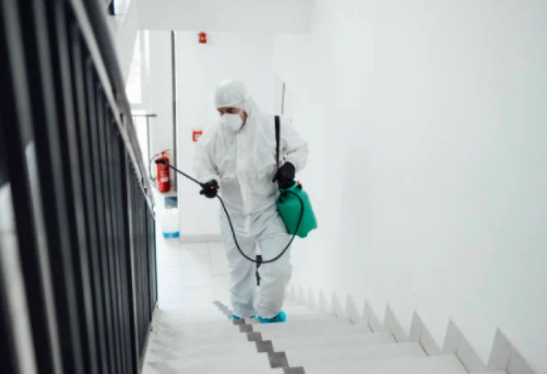 sanitização de ambientes industriais